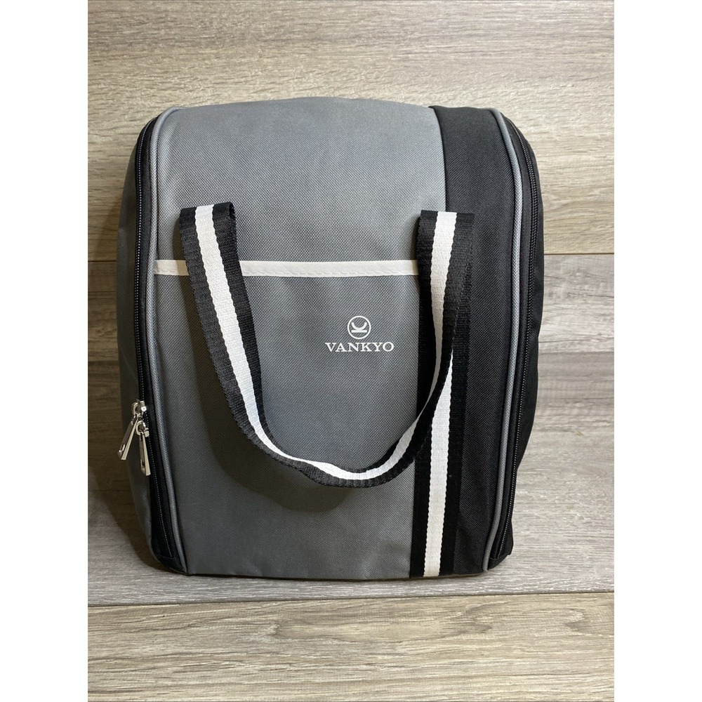 Vankyo Projector Carrying Case Bag Gray Black Good Padded Canvas Utility Case